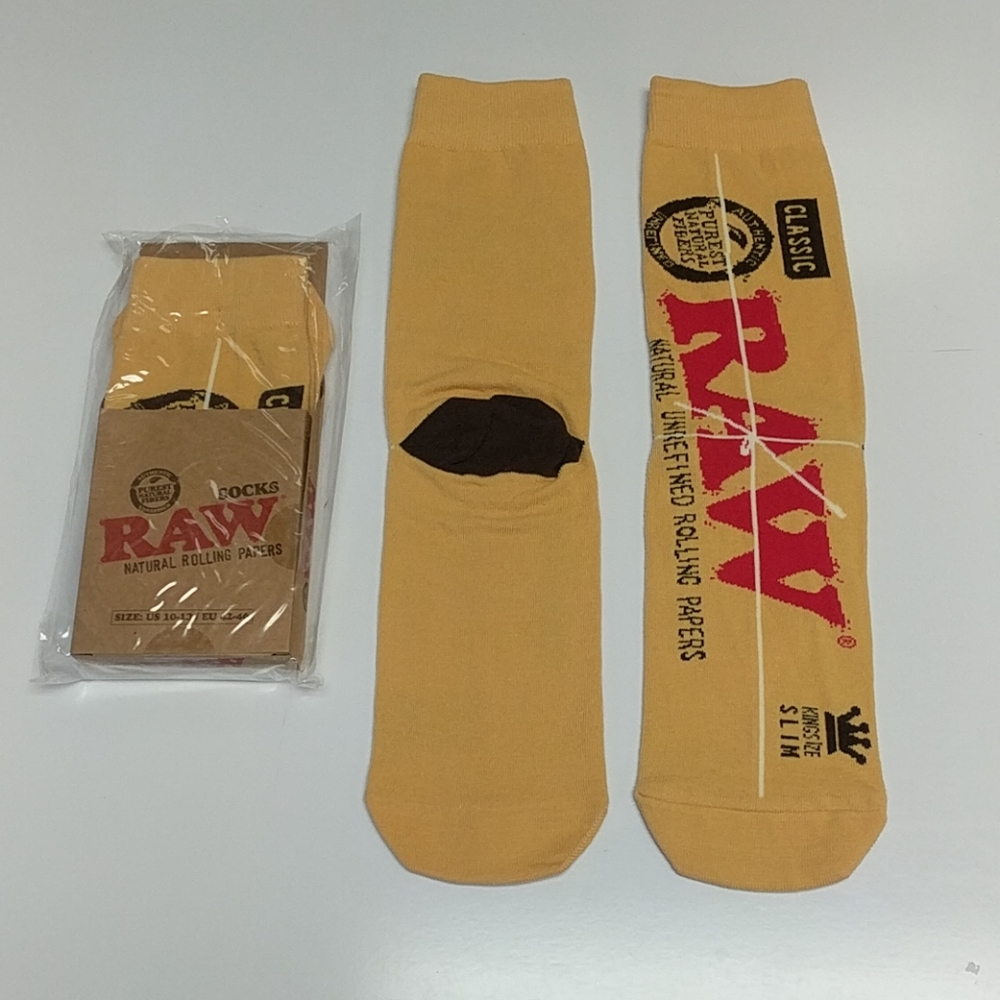 Raw Rolling Papers Purest Natural Fiber Socks